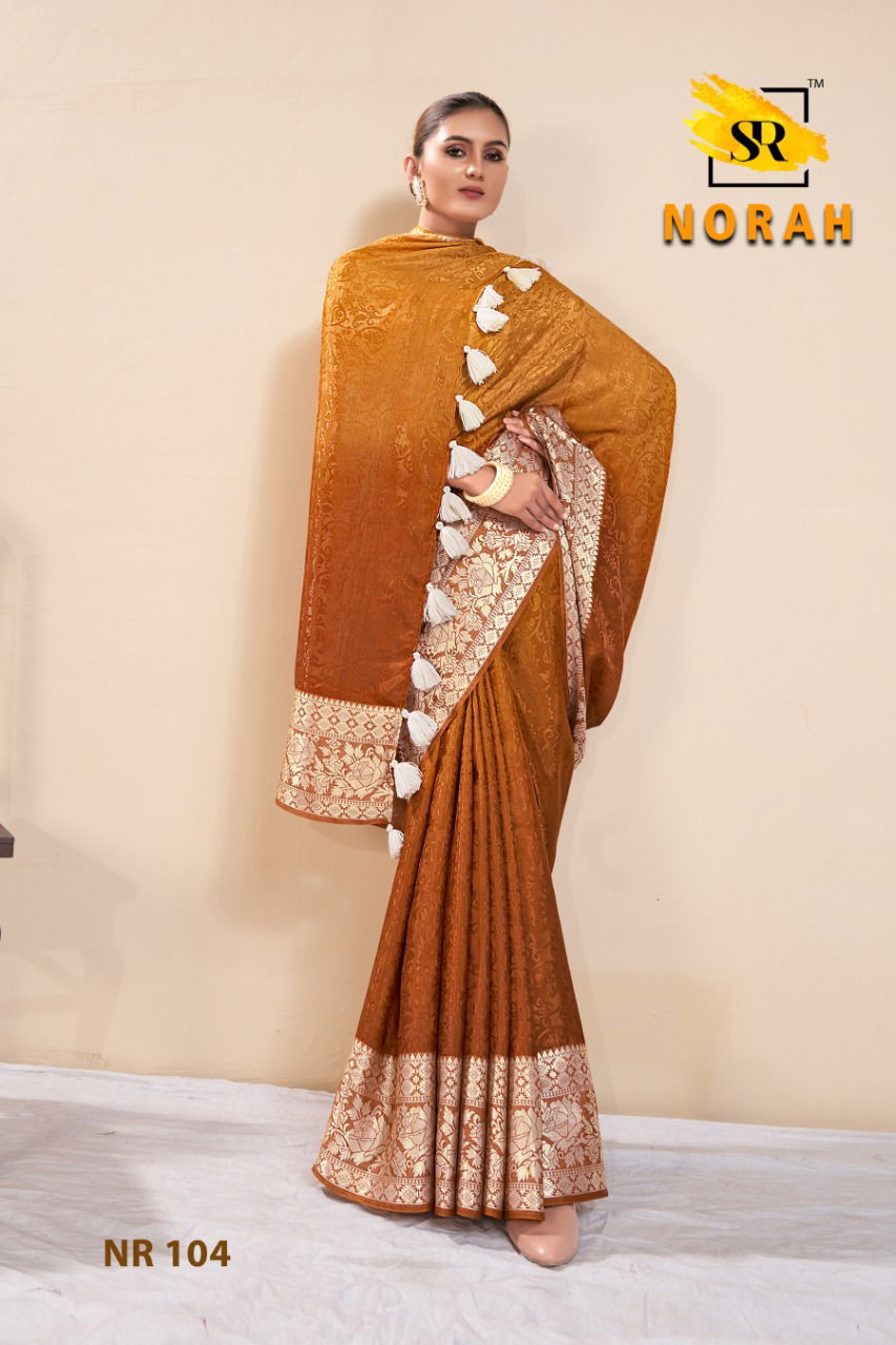 Sr Norah  Exclusive Designer Wholesale Party Wear Sarees 

